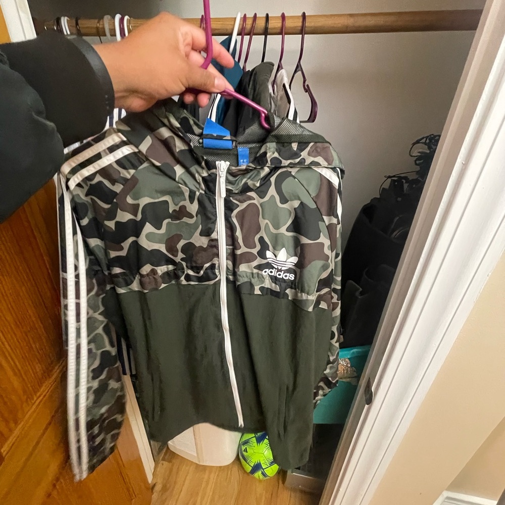 Adidas wind breaker  for sale CAMO